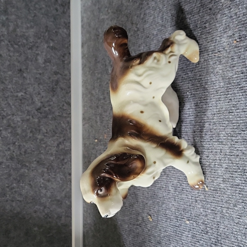 Vintage Porcelain Cocker Spaniel  Springer Spaniel Dog